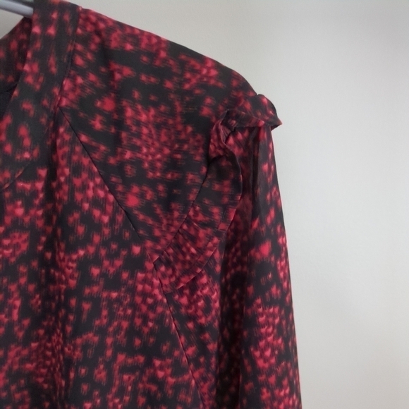 Beachlunchlounge Kelsea Baby Doll Raining‎ Hearts Dress Size L - Picture 5 of 9